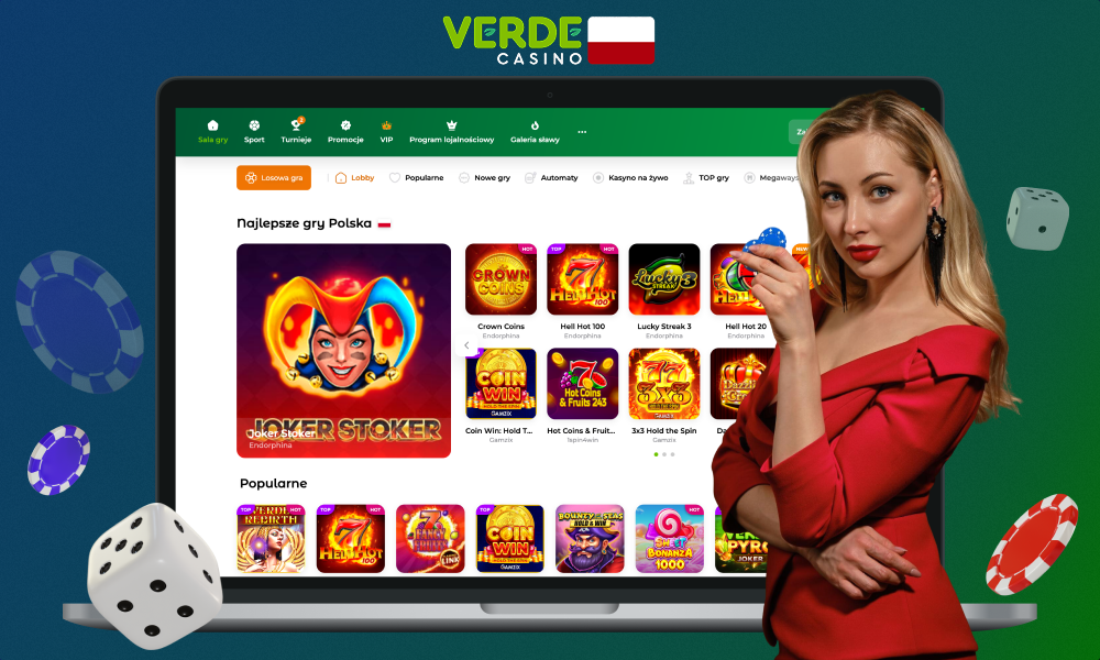 Verde Casino oferuje swoim polskim użytkownikom ogromną bibliotekę ekscytujących gier